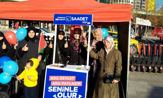 ŞİŞLİ SAADET PARTİSİ KADIN KOLLARI'NDAN DÜNYA ÇOCUK HAKLARI GÜNÜ MESAJI: 